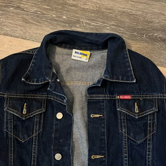 Billabong Dark blue denim jacket - Picture 2 of 7